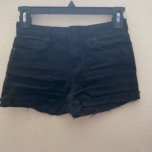 Girls Black jean shorts